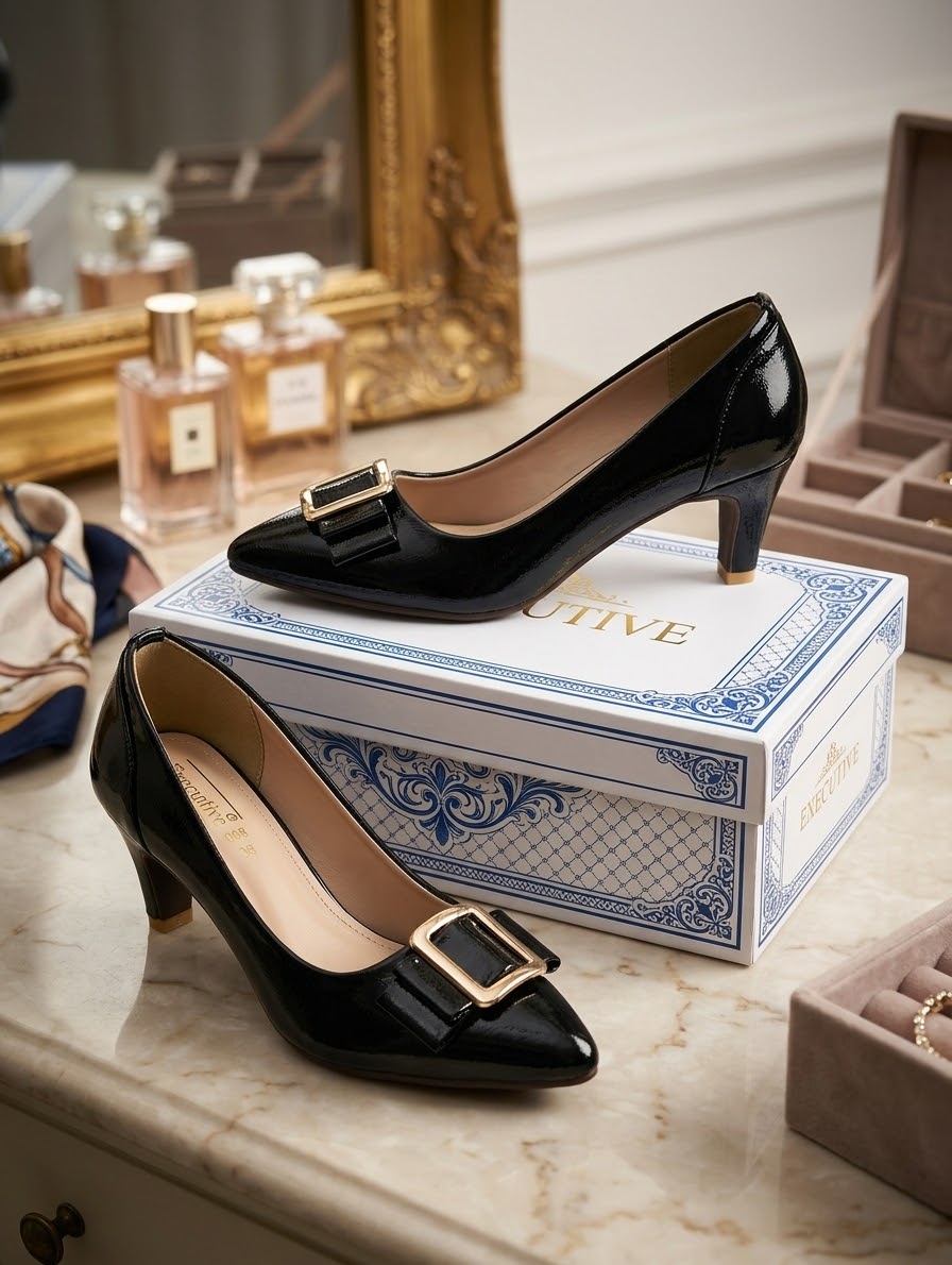 Excutive Ladies 0008 Court Shoes 