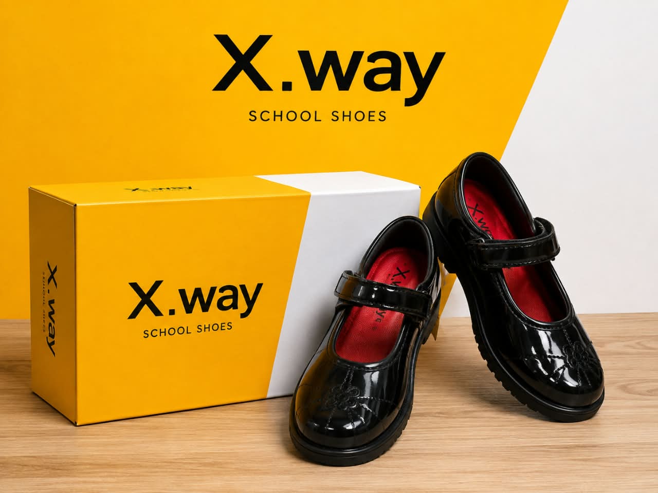 X.Way XWAY 0098 GIRLS SCHOOL SHOES 