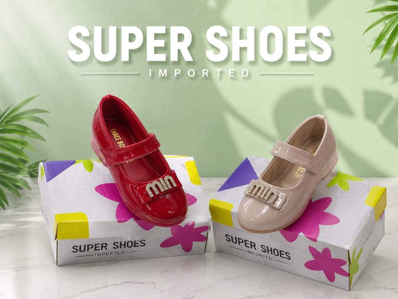 Super Shoes GIRLS  IMPORTED PUMPY
