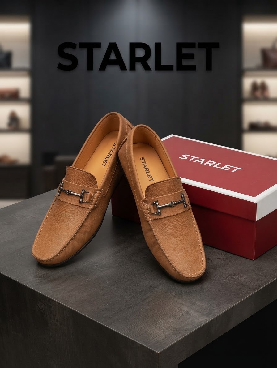 Starlet 0004 Gents loafers with nubuck leather