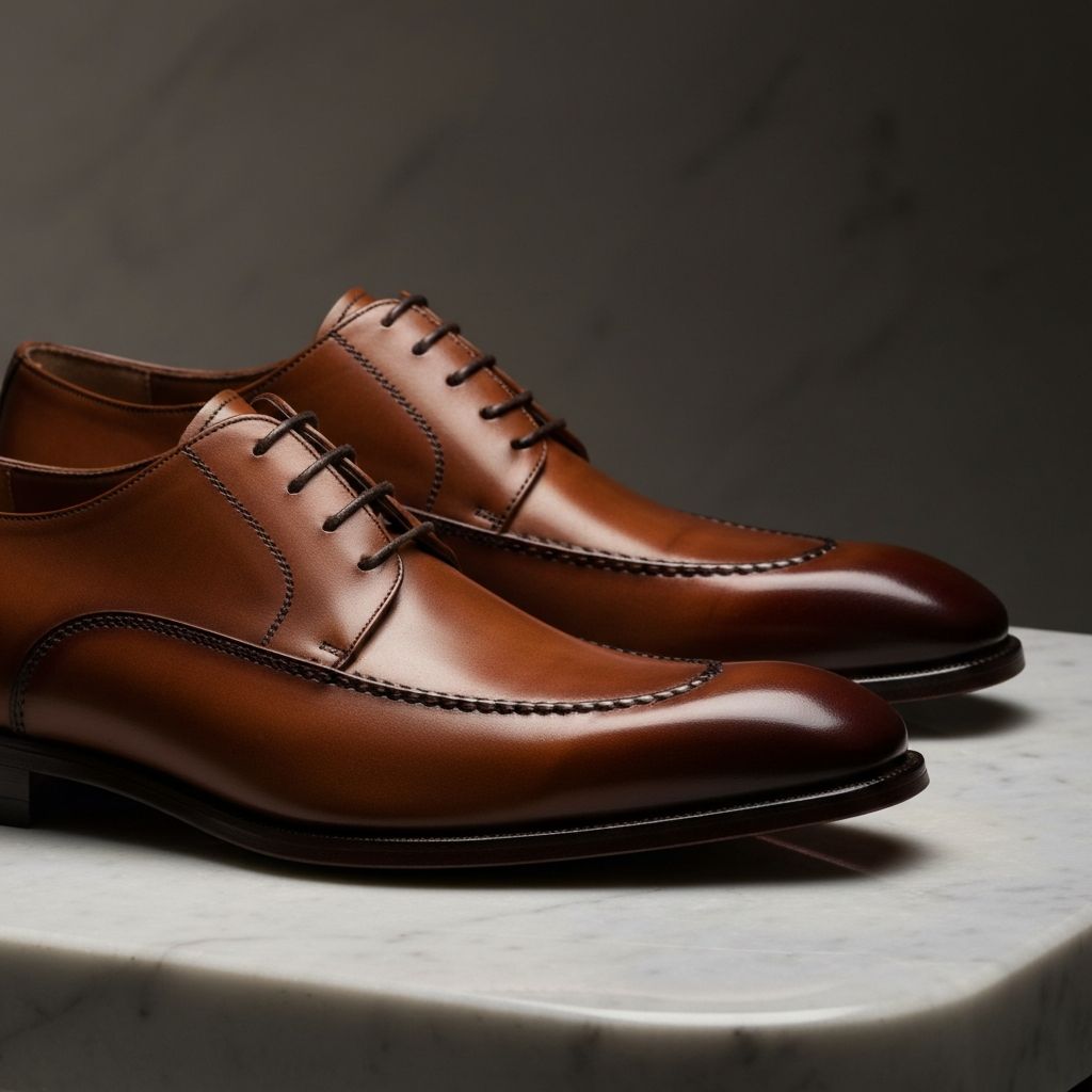Luxury leather shoes